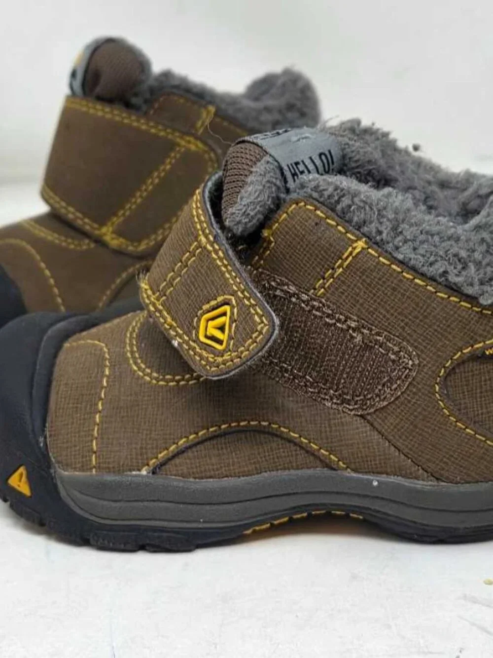 Toddler 6 Keen Kootenay Waterproof Winter Boots in brown